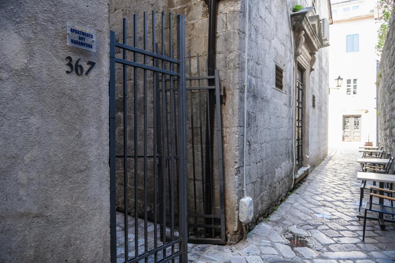 Apartmani Art Karampana Kotor Exteriér fotografie