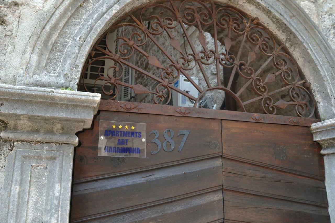 Apartmani Art Karampana Kotor Exteriér fotografie